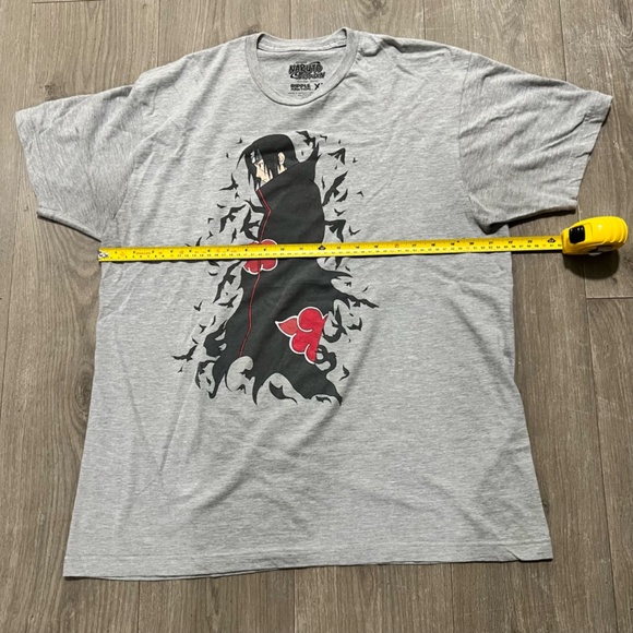 Naruto Shippuden Itachi Crow Swarm Gray Size XL - Picture 5 of 6